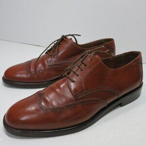 Vintage Salvatore Ferragamo Leather Dress Footwear Oxford Shoes Mens Footwear 8